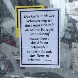 „Das Leben ist Veränderung“…